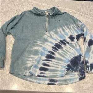 PINK Tie Dye Quarter Zip